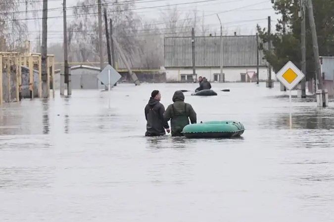 Kazakhstan battles with Flash Floods and a Spring downpour unprecedented in the past 80 years. Source: Gov.Kz