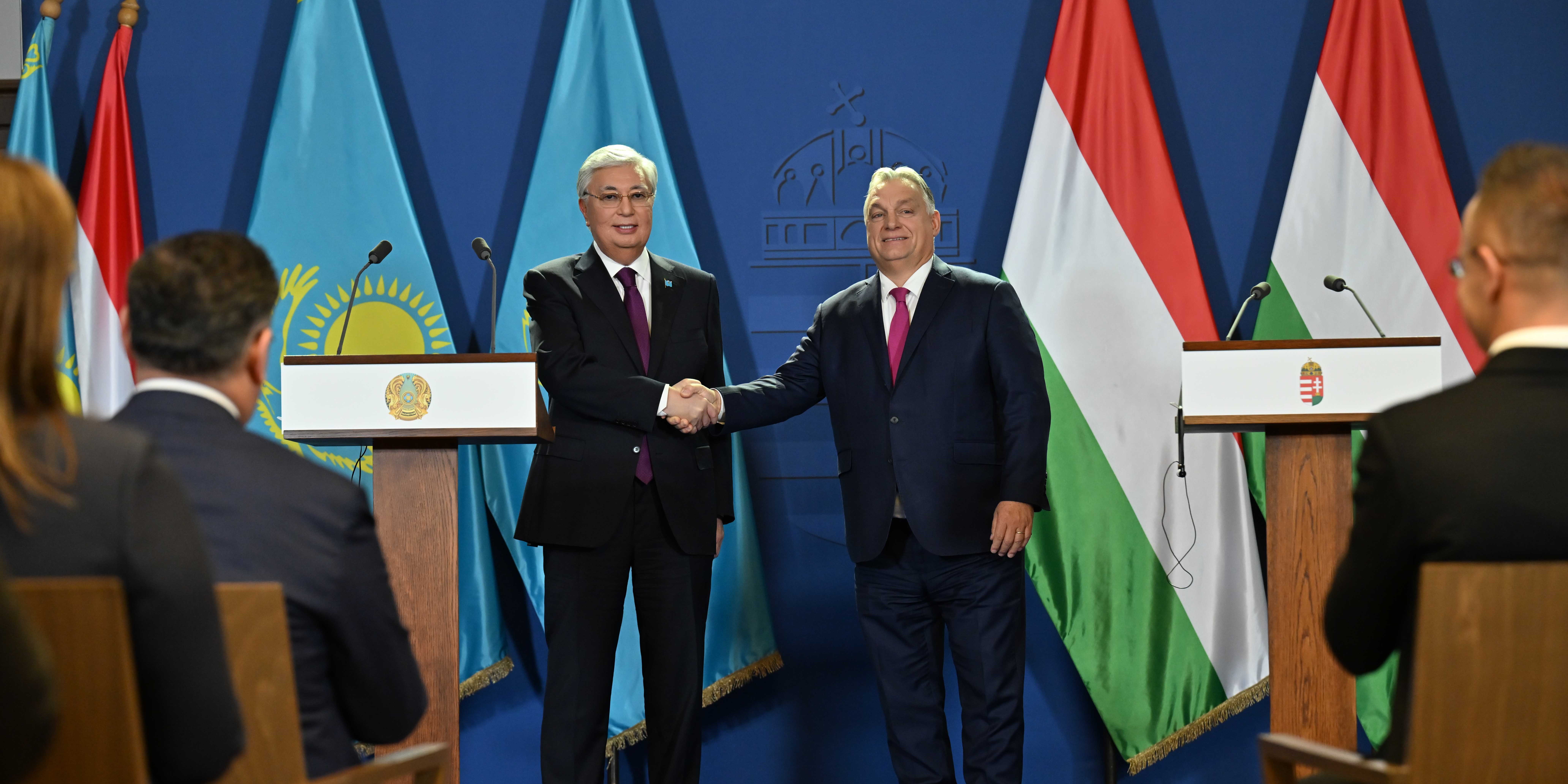 At the invitation of the Hungarian side, President Kassym-Jomart Tokayev of the Republic of Kazakhstan paid a state visit to Hungary on 20 November 2024. Source: Akorda Image