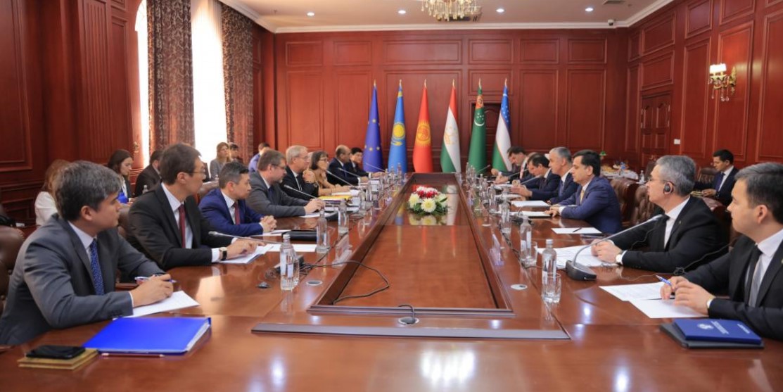 The 12th EU-Central Asia High-Level Political and Security Dialogue took place in Dushanbe this week. Source: EEAS Image