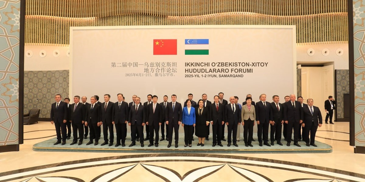 The second China-Uzbekistan Interregional Forum took place in Tashkent on June 1-2. Source: Kun.uz Image