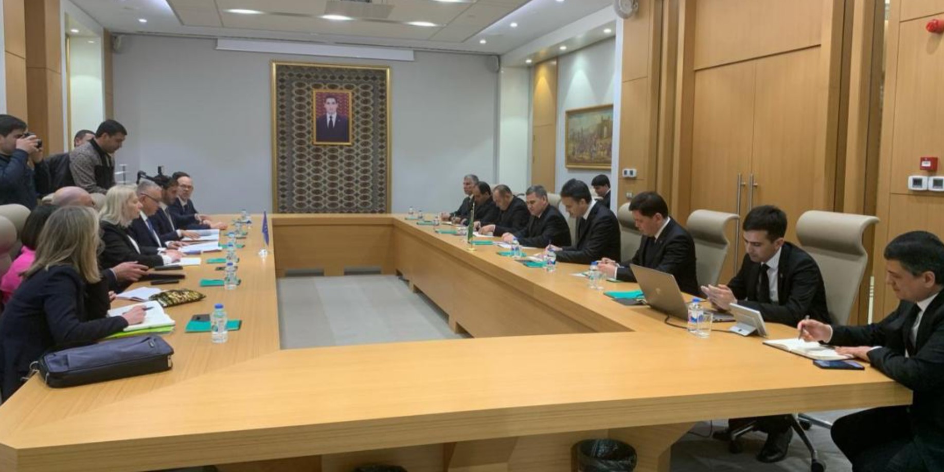 EU Commissioner for International Partnerships, Jozef Síkela, visited Turkmenistan on his tour of Central Asia. Source: Daryo Image
