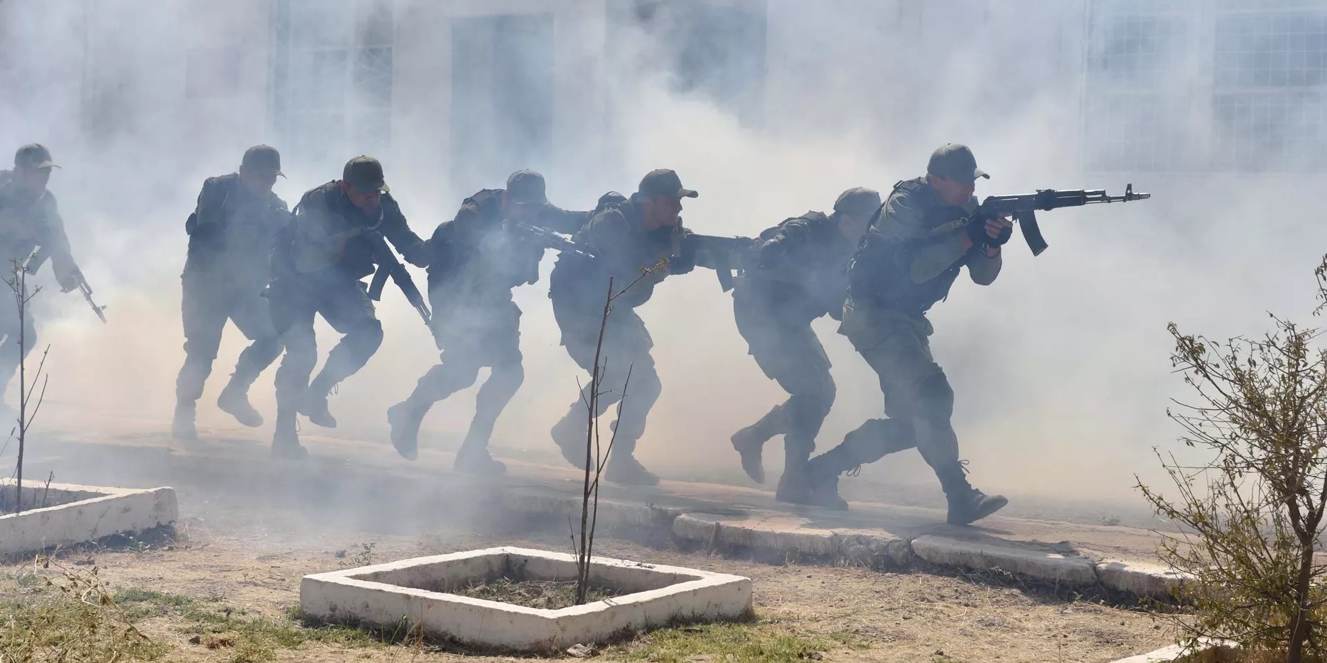 Russia and Tajikistan held joint anti-terror drills. Source: Sputnik Tajikistan Image