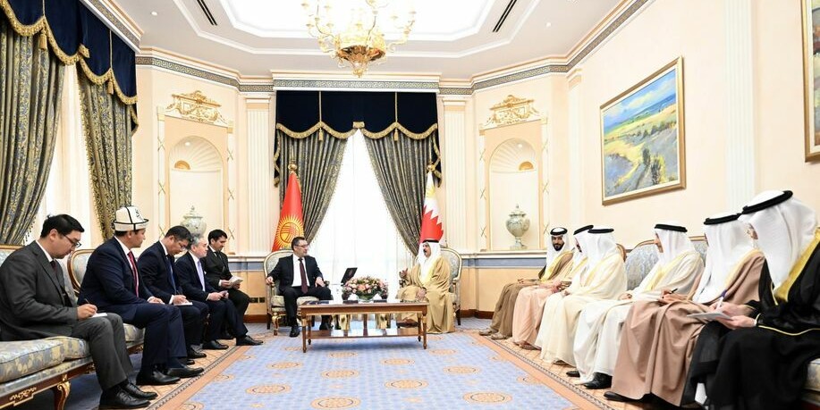 Kyrgyzstani President Sadyr Japarov paid an official visit to Bahrain last week. Source: 24.Kg Image
