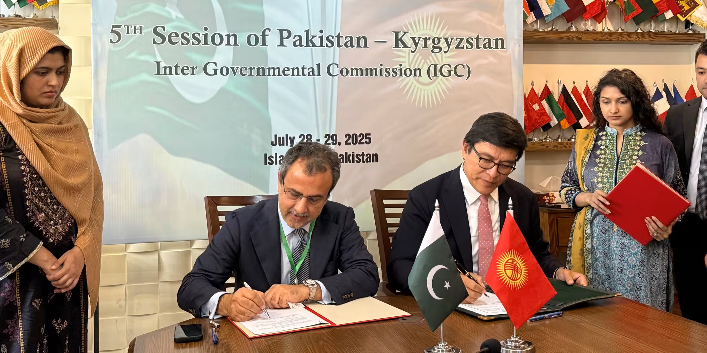 The 5th Session of Pakistan - Kyrgyzstan Inter-Governmental Commission was held on July 28-29. Source: Daryo Image