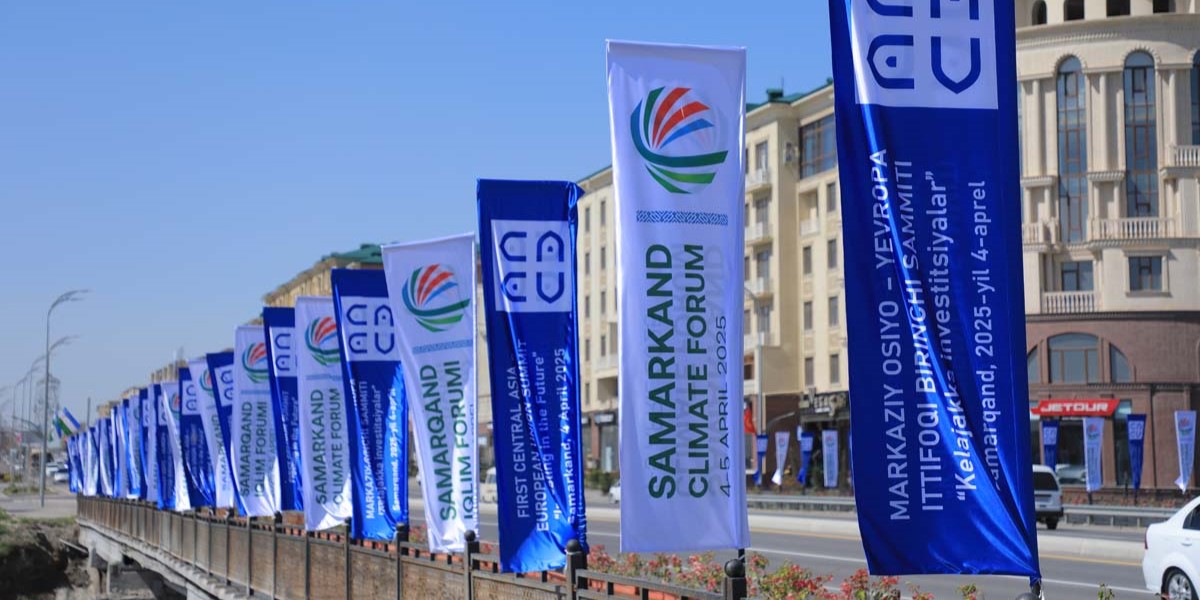 The Samarkand Climate Forum took place alongside the EU-Central Asia summit. Source: Uza.uz Image